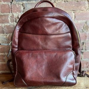 Bosca Dolce Leather Backpack
